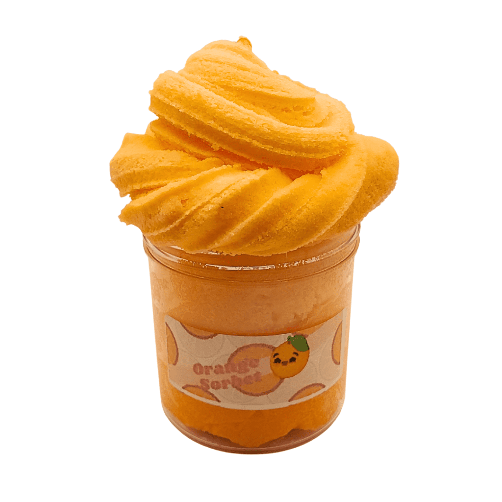Orange Sorbet Slime - The Slime Lab Co.