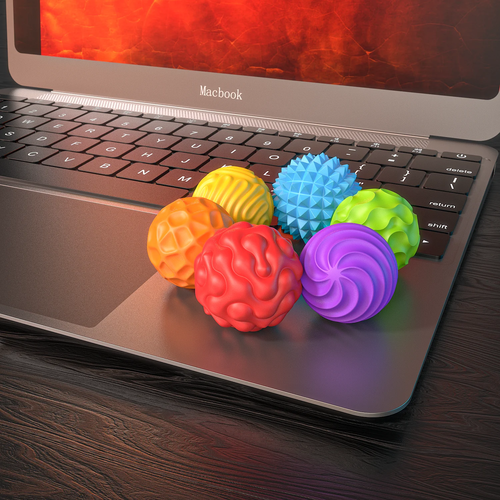 Upgraded Second Generation Silicone Magneti Balls Fidget Toy Worry - Image 2