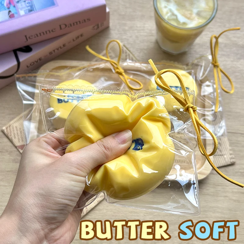 Butter Pudding Food-grade Silicone Taba Squishy, Office Stress Relief - Image 6