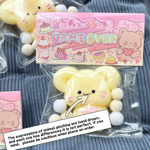 Taba Squishy Cat Fidget Squeeze Toys Cute Kawaii Sticky Stress Anxiety - Image 6