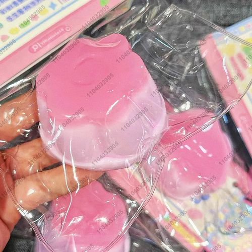 Strawberry Caramel Jelly Taba Squishy Soft Silicone Pudding Slow - Image 4