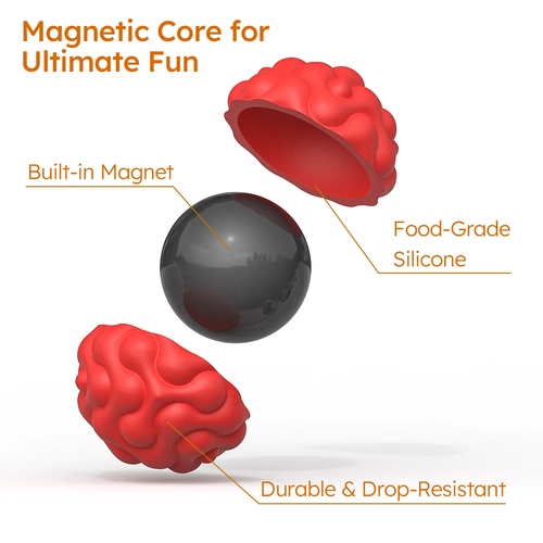 Upgraded Second Generation Silicone Magneti Balls Fidget Toy Worry - Image 5