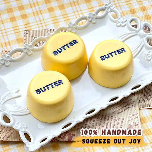 Butter Pudding Food-grade Silicone Taba Squishy, Office Stress Relief