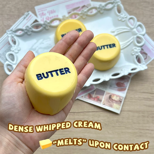 Butter Pudding Food-grade Silicone Taba Squishy, Office Stress Relief - Image 3
